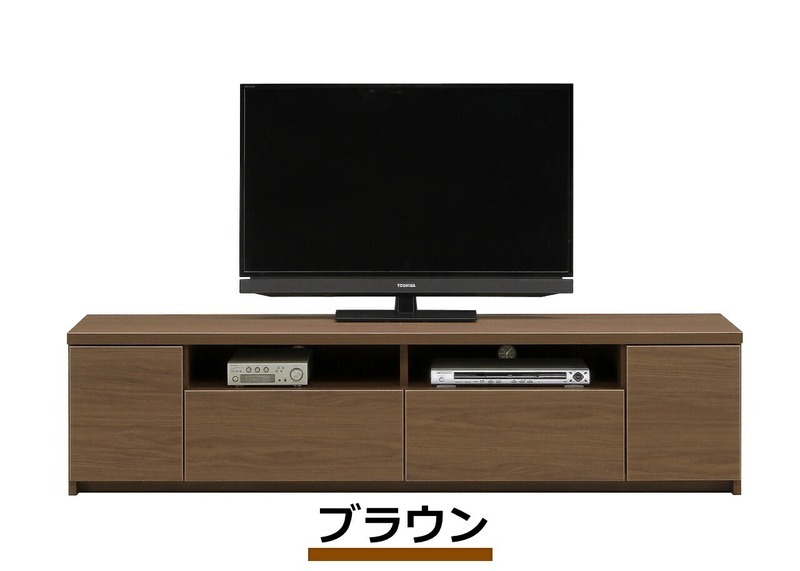 【開梱設置】テレビボード 【ララ 180】 ブラウン _開梱設置 テレビ ボード ララ 180 大川家具 ブラウン 引出し フルスライドレール 取り出しやすい 廃熱構造 オープン スペース ローボード 安定感 見せる 収納 お洒落 国内製造 お取り寄せ 福岡県 久留米市 送料無料_Qd070-02 ブラウン