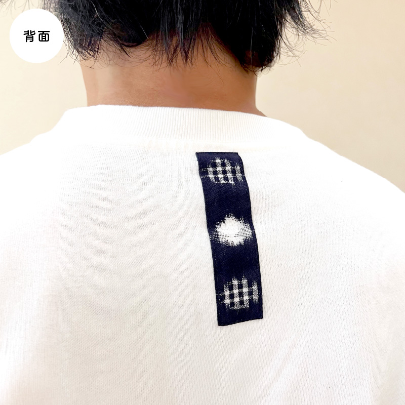 風のおくりものＴシャツ・白（男女兼用サイズ）M_Qk009-3 M