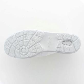 MS大人の上履き01 ホワイト_大人の上履き 靴 室内 シューズ 履きやすい 入院 軽い運動 リハビリ デイサービス 室内作業 軽量 簡単 洗える 施設 室内履き Ag+ 抗菌 防臭 ムーンスター 大人用 福岡県 久留米市 送料無料_Ls009