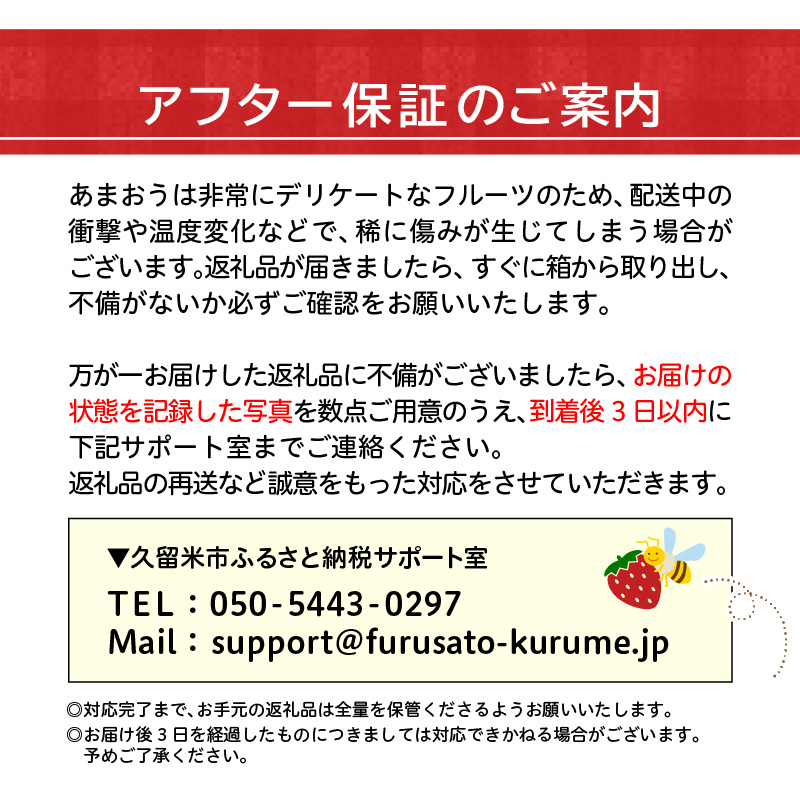 特別栽培あまおう 4パック ふくおかエコ農産物_いちご あまおう 約 270g ～ 300g 4パック 大粒 濃厚 甘い 特別栽培 安心 安全 冷蔵 果物 フルーツ ストロベリー アフター保証 スイーツ ケーキ スムージー ジャム デザート 福岡県産 福岡限定 ふくおかエコ農産物 国産 お取り寄せ 福岡県 久留米市 送料無料_Fi003