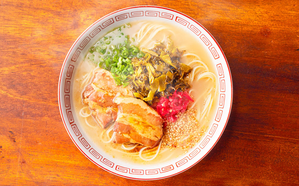 新・厚切り角煮入り 博多ラーメン 5食入り (豚骨×3 豚骨味噌×2)