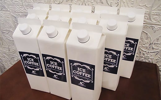 このみ珈琲 オリジナル リキッド アイスコーヒー 1L パック 12本入り