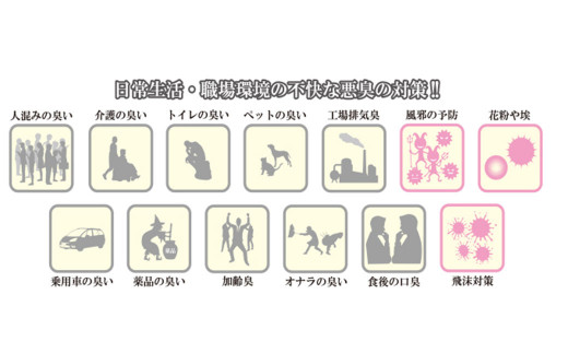 におわなマスク 【白】 脱臭効果 抗菌 速乾