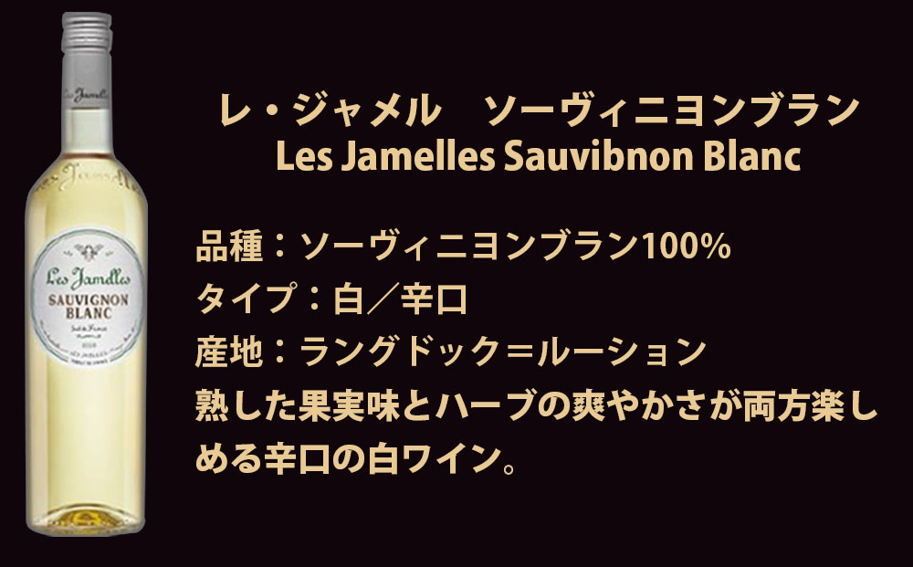 福智山ダム熟成 LAG 白葡萄3品種 飲み比べ レ・ジャメル シャルドネ ソーヴィニヨンブラン ミュスカセック 各750ml×1本 FD223 白ワイン ワイン お酒 酒