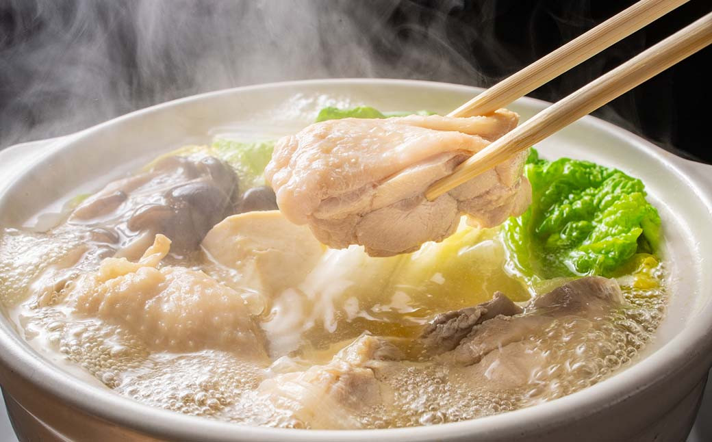 福岡限定！はかた地どり 美人水炊き セット 2～3人前