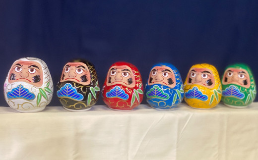 2号 だるま 鉢巻あり 直方だるま 張り子だるま 縁起物