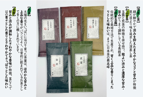 【C-134】八女星野茶詰合せ