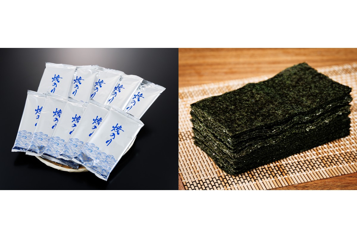 【A5-516】訳あり 有明海産 焼き海苔 2切10枚×10袋(100枚分)【福岡有明のり】