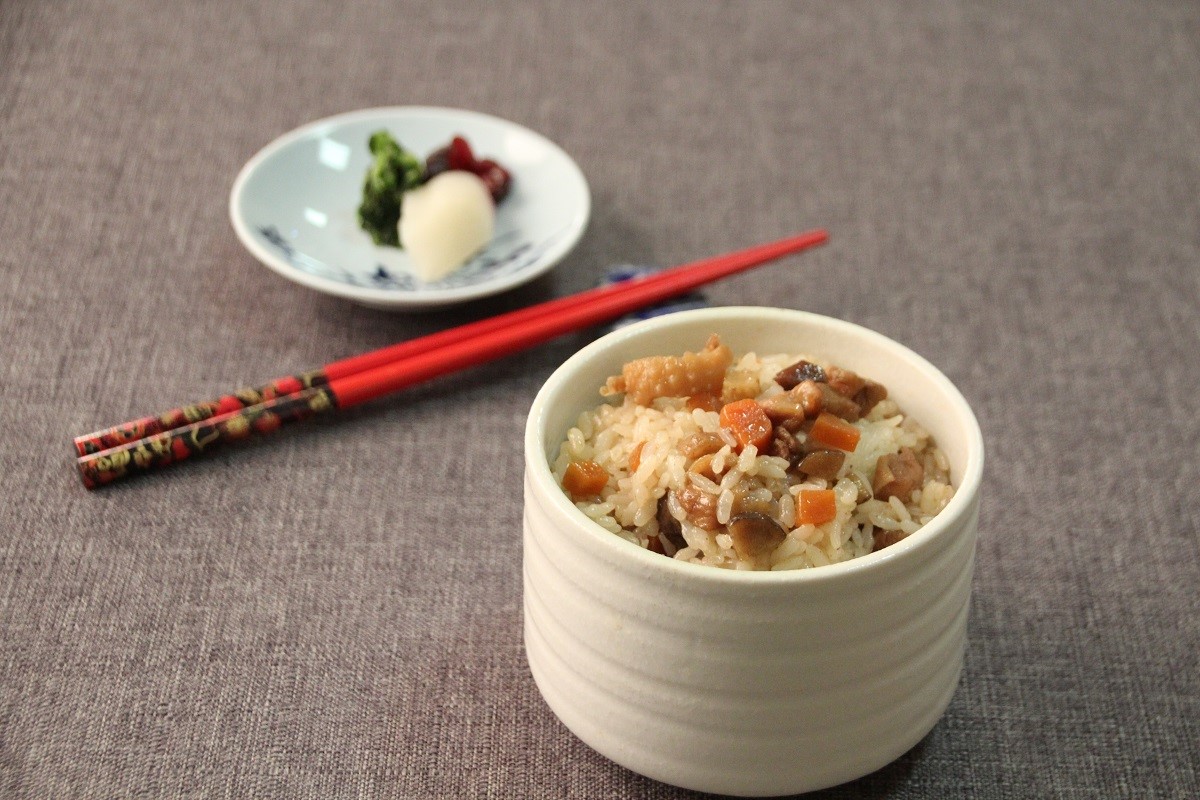 【A8-074】のがみプレジデントホテル「かしわめしの素」5個セット