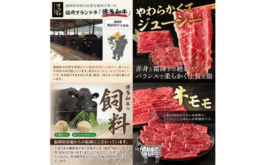 【A8-086】博多和牛 モモ焼肉用