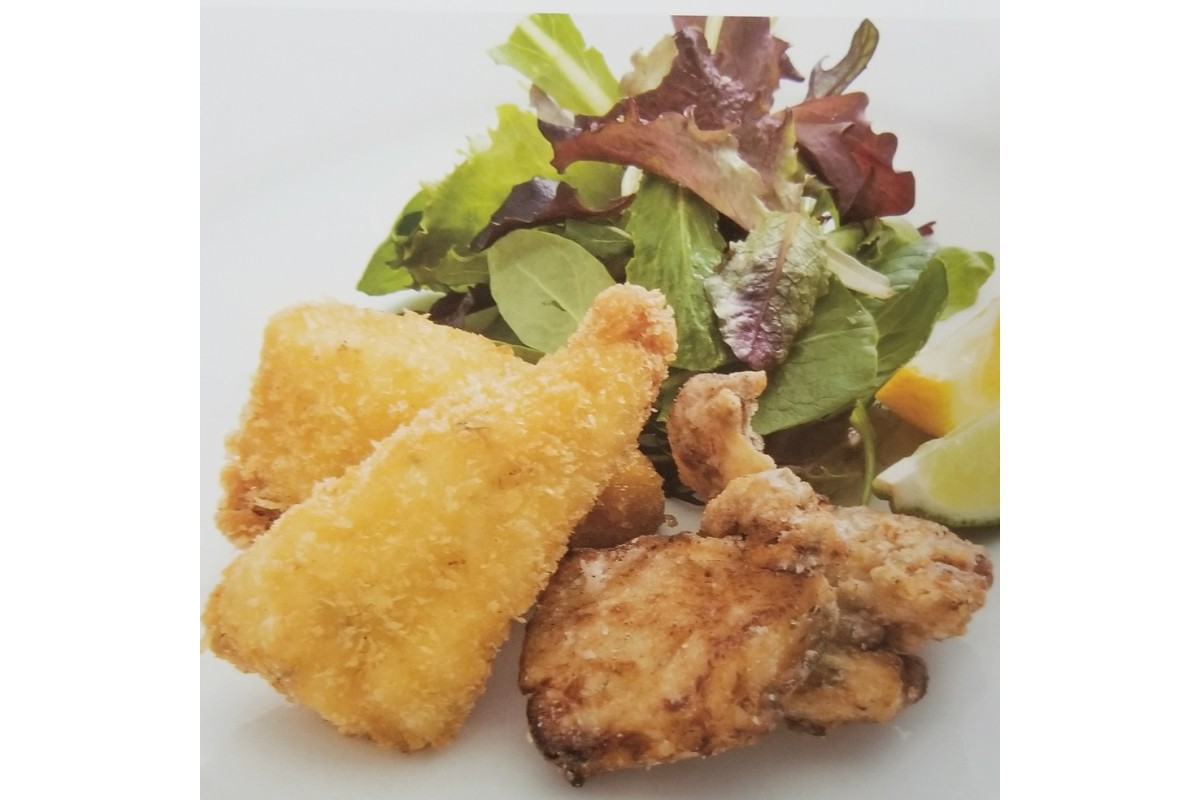 【B-185】はかた地どり むね肉1㎏・ 絞って使える「つぶ明太」500g