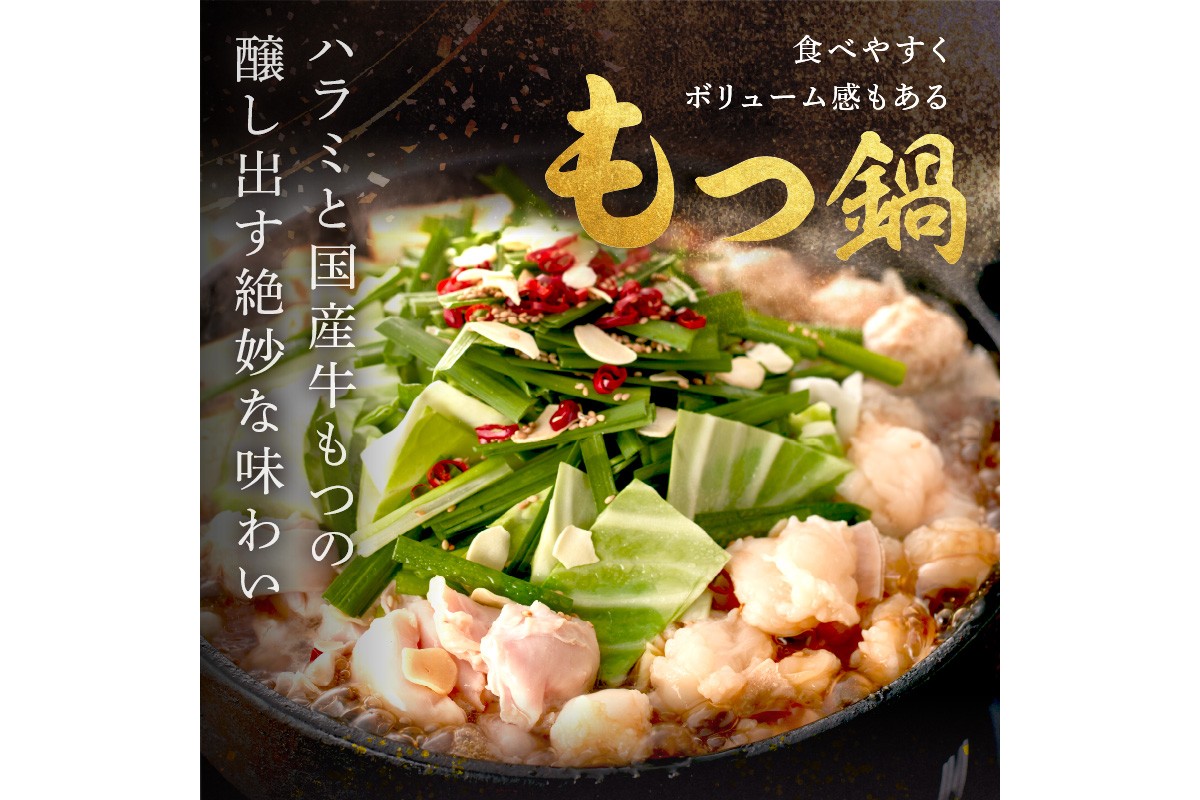 【B3-082】博多「華味鳥」もつ鍋セット(3-4人前)