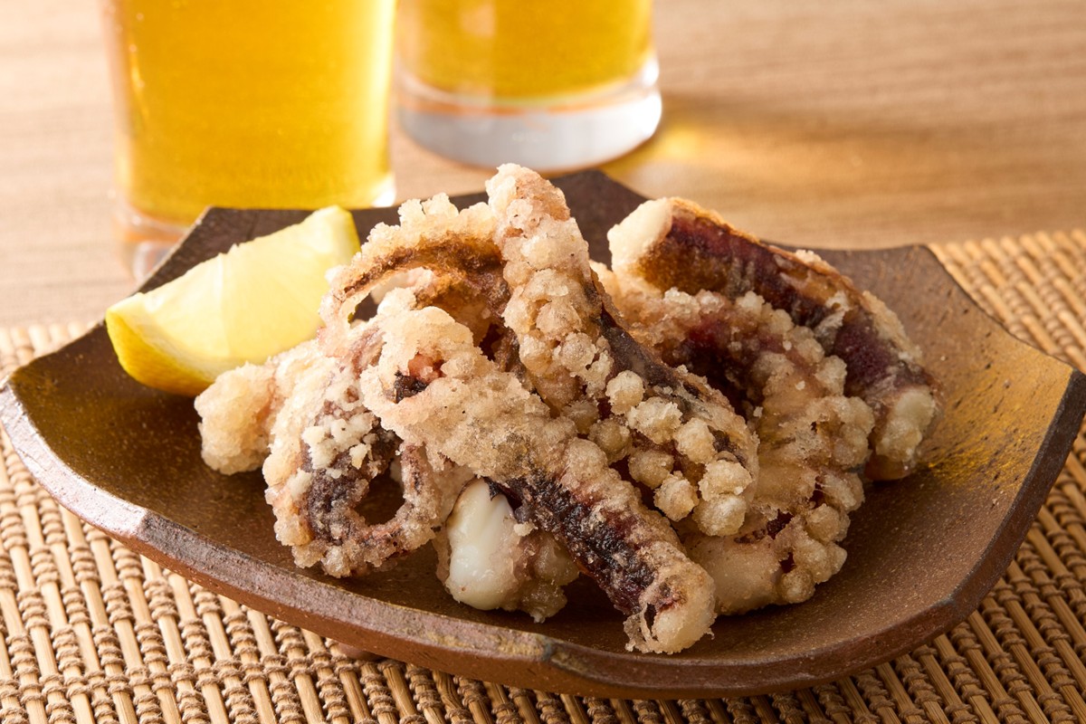 【C2-017】イカ下足唐揚げ&ピリ辛明太子漬けきびなごの唐揚げ 各1kg