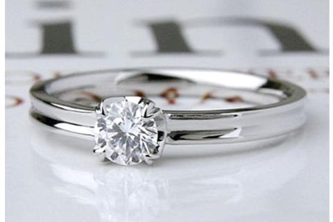 【N10-001】婚約指輪 フルール