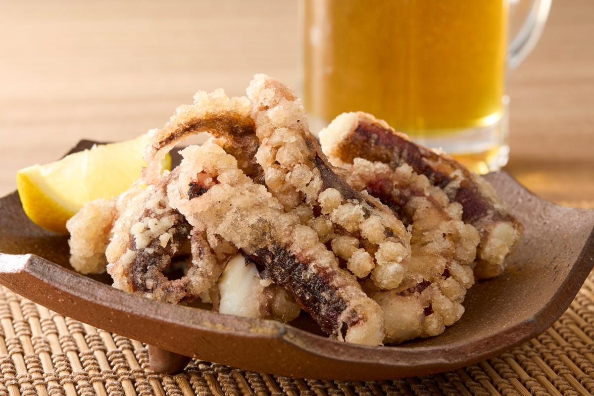 【C2-015】イカ下足唐揚げ 2kg【北海道産】