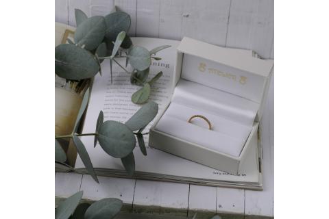 【M62-002】舞 イエローゴールド ダイヤモンド0.1ct