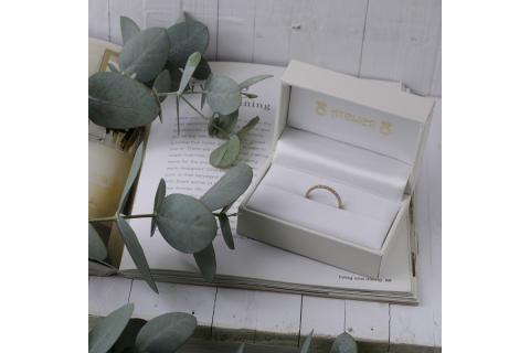 【M62-001】舞ピンクゴールド ダイヤモンド0.1ct