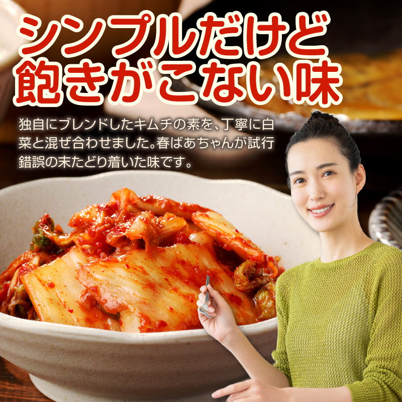 【A-815】春ばあちゃんの白菜キムチ800g