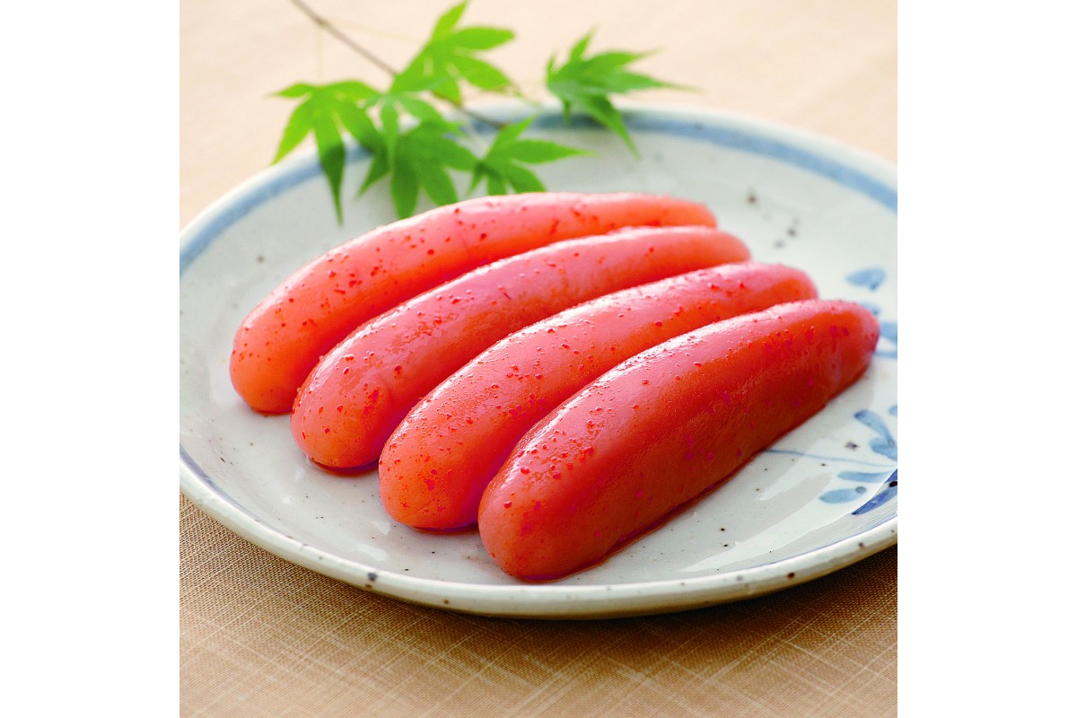 【A2-155】博多名物 明太子食べ比べ 太腹!かねふく辛子明太子360g・まるきた水産無着色明太子250g