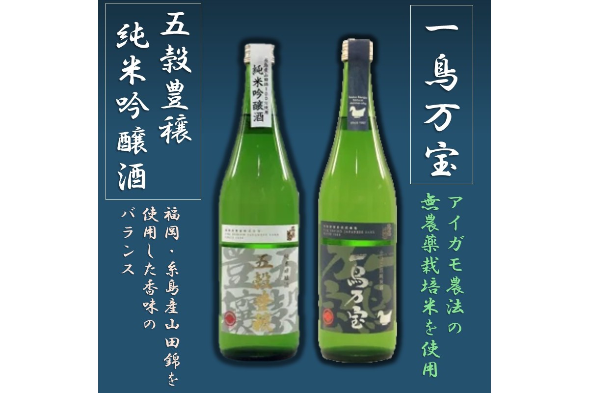 【B3-015】【創業150年】瑞穂菊酒造 純米酒セット 720ｍl×2本