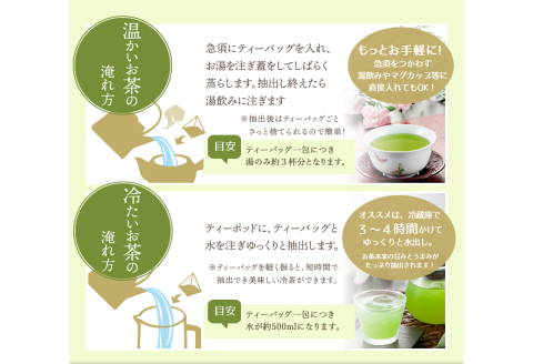 【A5-315】八女星野玉露ティーバッグ2.5g×100個