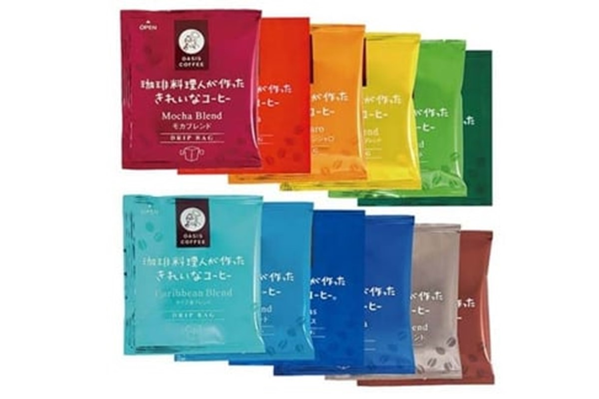 【C6-011】★特許製法★きれいなコーヒードリップバッグ（12種・180袋）