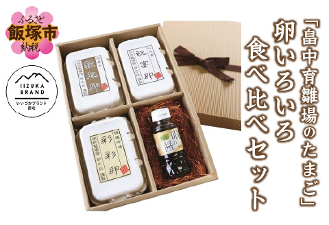 【B3-013】「畠中育雛場のたまご」卵いろいろ食べ比べセット