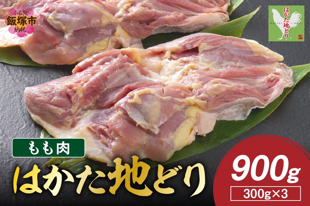 【A6-027】はかた地どり もも肉 900g(300g×3)