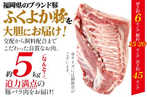 ふくよか豚バラブロック 約5kg