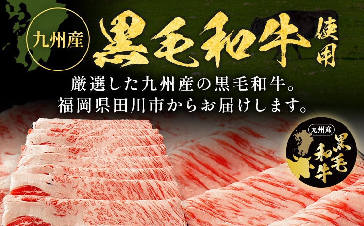 九州産黒毛和牛 牛肉 牛肩ローススライス 800g 国産 黒毛和牛 国産牛 和牛 肉 牛肩ロース ロース スライス 小分け 柔らか 牛丼 肉じゃが 冷凍 送料無料 味付け肉 福岡県 福岡 九州 グルメ お取り寄せ