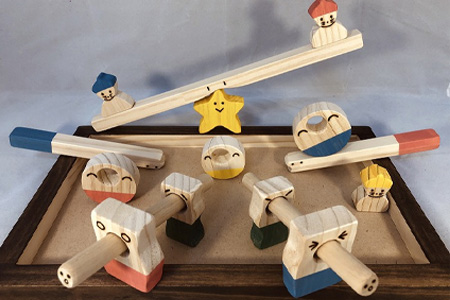 木のおもちゃ、コロポコ積木パズル(スペシャル)【ご自宅用】