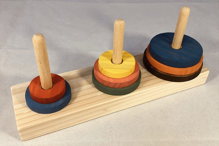 木のおもちゃ脳トレ、パズル・ゲーム３点セットＮＡ