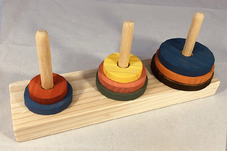 木のおもちゃ脳トレ、パズル・ゲーム３点セットＮＢ