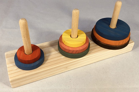 木のおもちゃ脳トレ、パズル・ゲーム３点セットＮＥ