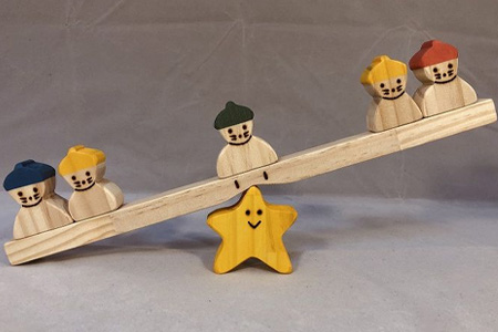 木のおもちゃ、コロポコ積木パズル(スペシャル)【ご自宅用】