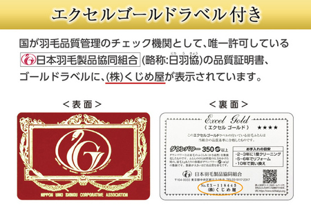 洗える 高級 羽毛布団 シングルサイズ ブルー