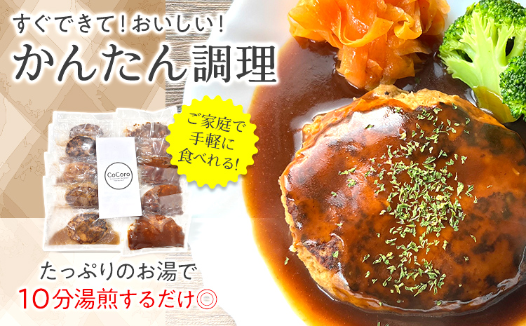 【定期便】どっちも食べたい デミグラスハンバーグ＆和風ハンバーグ （合計4回） ハンバーグ 手ごね 和風 デミグラス 国産 晩御飯 おかず お弁当 冷凍 合挽 レンジ 温めるだけ レンチン 湯銭 二種 福岡 お土産 九州 福岡土産 福岡県