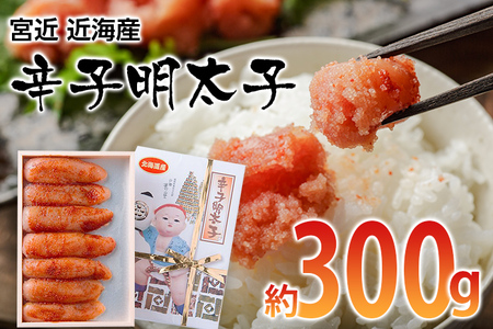 宮近 近海産 辛子明太子（約300ｇ）
