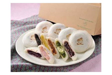 老舗お茶専門店の焼きもち（11種・16個）