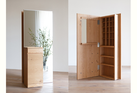 【S140-001】CARAMELLA Storage Mirror