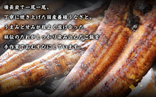 富貴のうなむすび 6個 合計630g（105g/1個 ）うなぎ 鰻