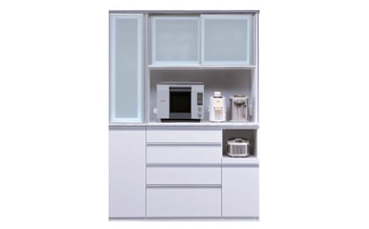 食器棚 レガシー 150DOP【黒木目・白柾目】