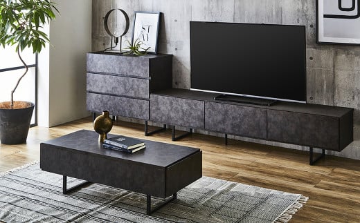 180 TVボード モカ (ブラウン・グレー) テレビ台 棚 インテリア