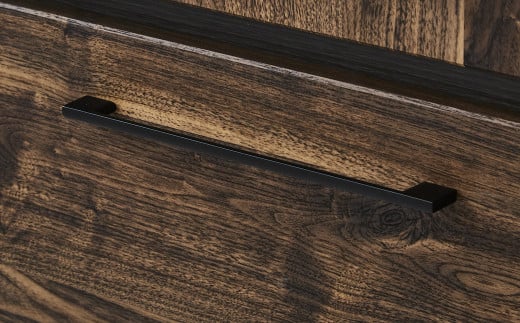 80 カウンター  キャメロン (ナチュラル・ブラウン) 棚 家具