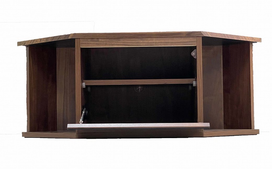 カイザ コーナー TVボード (ナチュラル・ブラウン) TV台 テレビ台 家具 インテリア