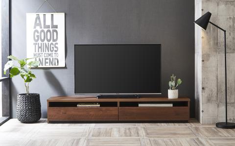 180 TVボード ジン (ナチュラル・オーク・ブラウン) テレビ台 棚 インテリア