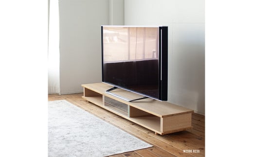 オーク材のテレビボード【180cm】 テレビボード 家具 リビング テレビ 台 TV台 ローテーブル 収納 福岡県 柳川市