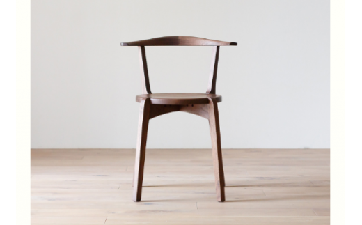 天然木チェア 椅子 ダイニング スタッキング / ウォールナット材 または オーク材 【HIRASHIMA AGILE Side Chair wood】 受注生産