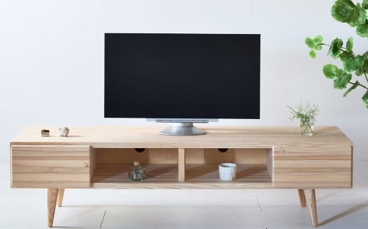 【 受注生産 】 思わずなでたくなるような 国産杉を使った NADEテレビボード 170 【 横幅 170cm 】