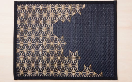 福岡 花ござ テーブルマット 「麻の葉」 い草 イグサ おしゃれ